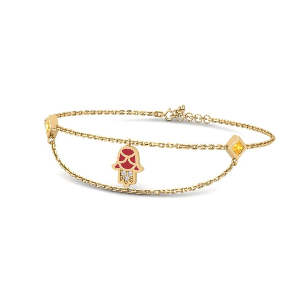 Citrine Women's Bracelet Raksana