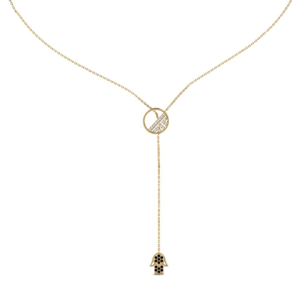 Black Onyx Women's Necklace Seduisante