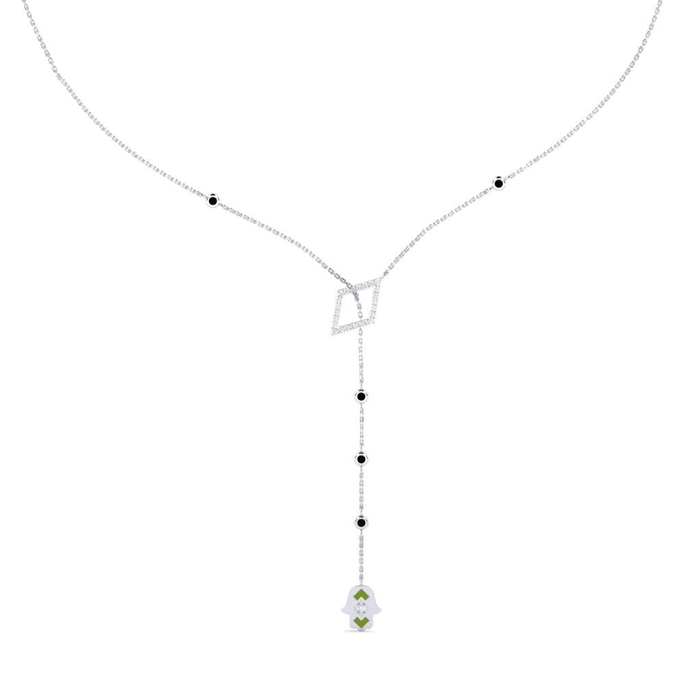 Black Onyx Women's Necklace Suikerell