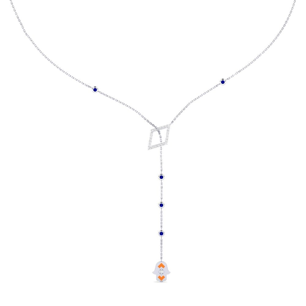 Zafiro Collar de Mujer Suikerell
