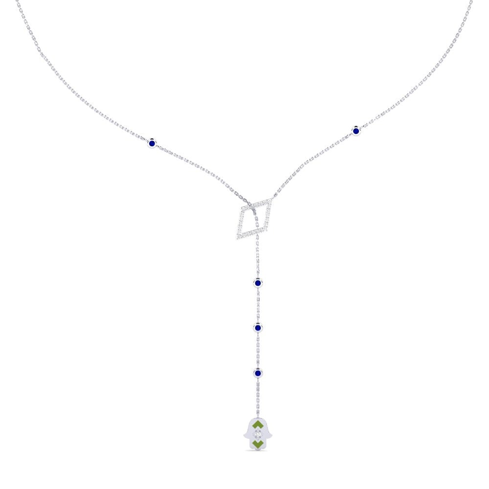 Sapphire Women's Necklace Suikerell