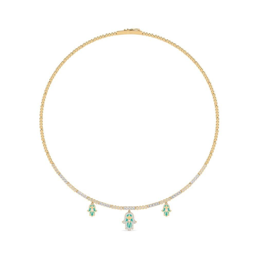 Zafiro Rosado Collar Vertroue