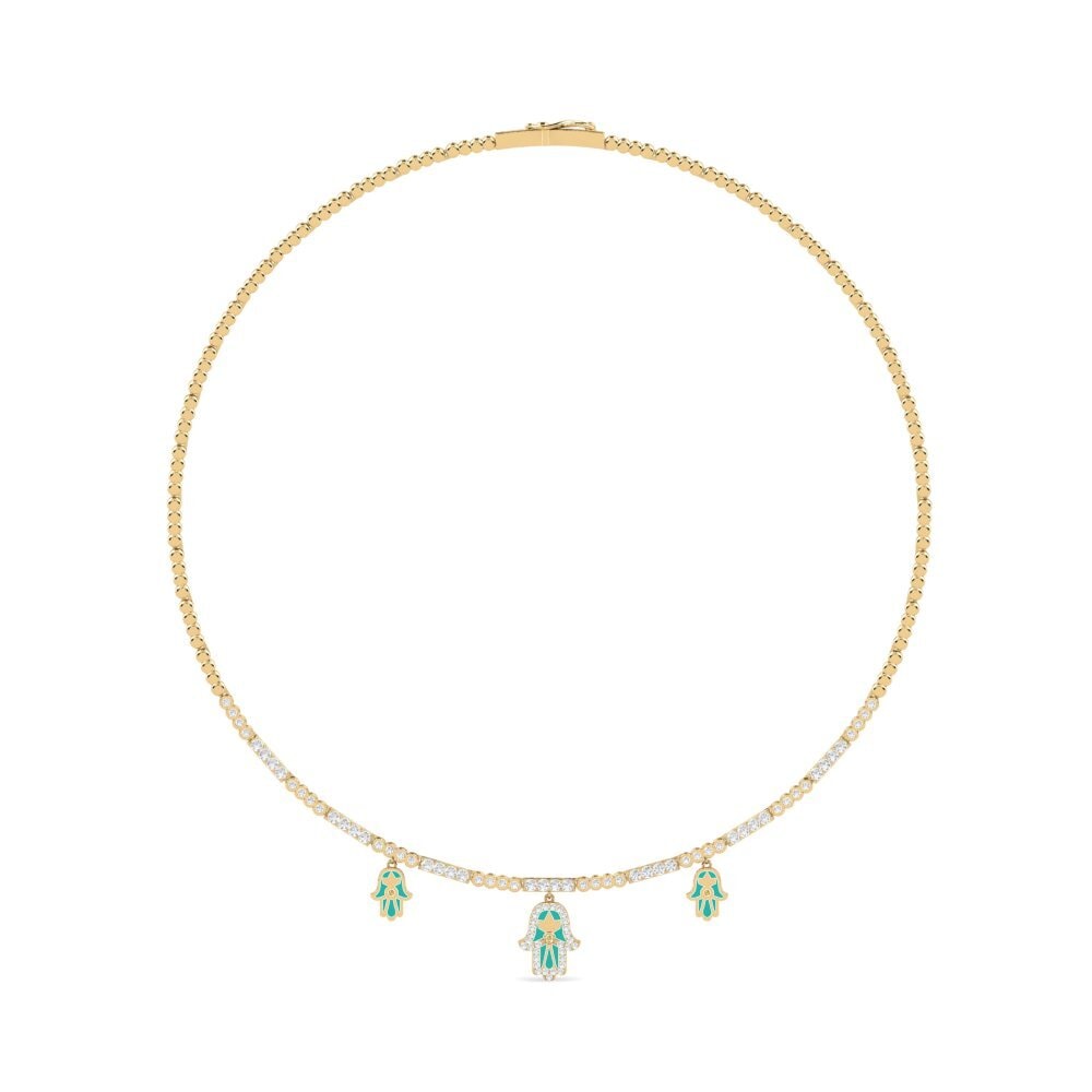 COLGANTES Diamante Amarillo Rígidos
