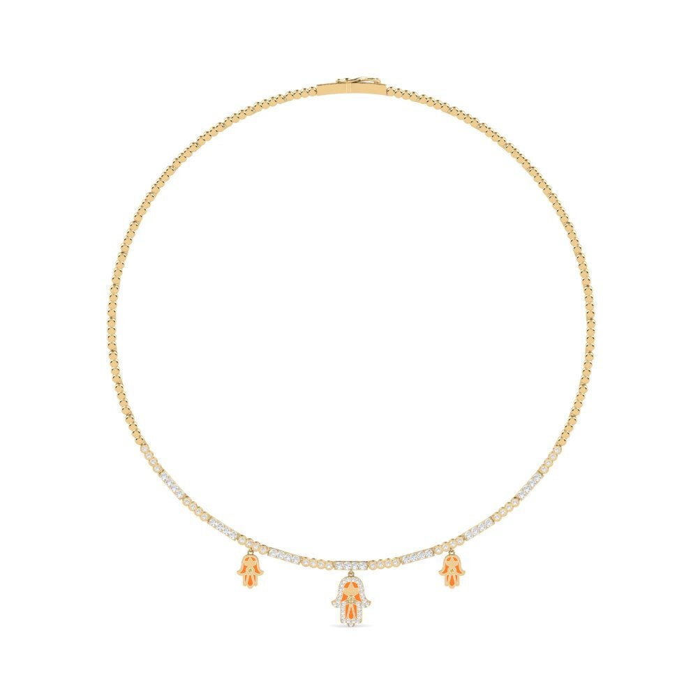 COLGANTES Diamante Amarillo Rígidos