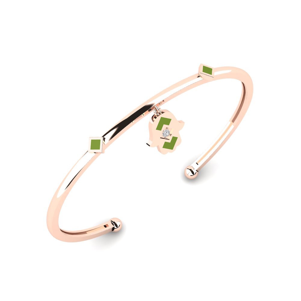 9k Oro Rosa Pulsera de Mujer Vlinder