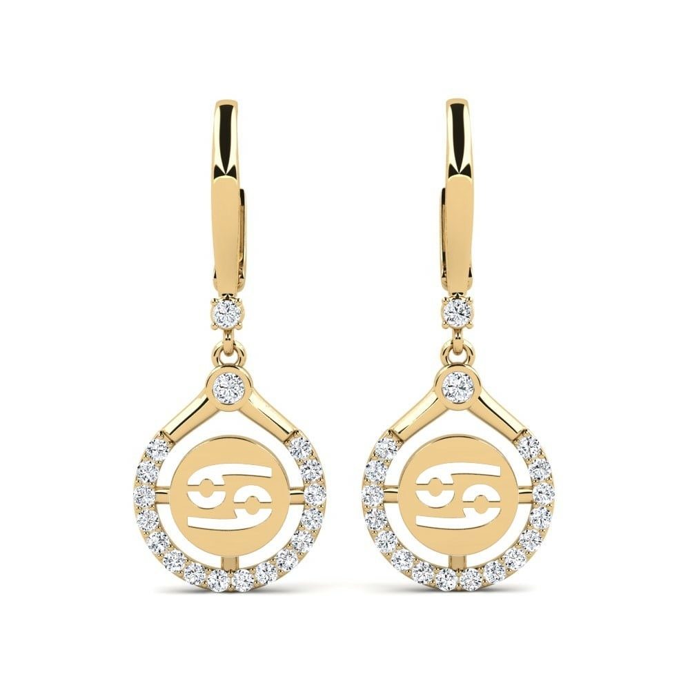 Women's Earring Poina - Cancer