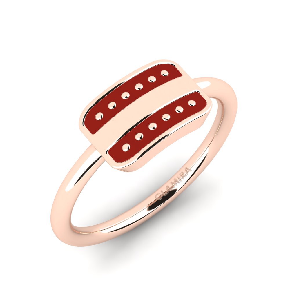 9k Oro Rosa Anillo Betxami