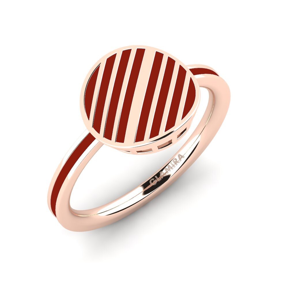 9k Oro Rosa Anillo Camonaq