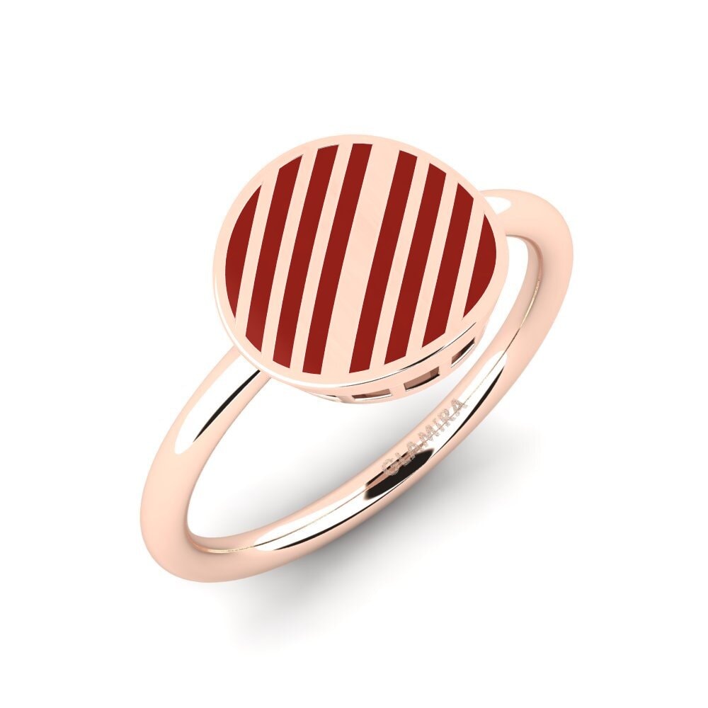 9k Oro Rosa Anillo Camonax