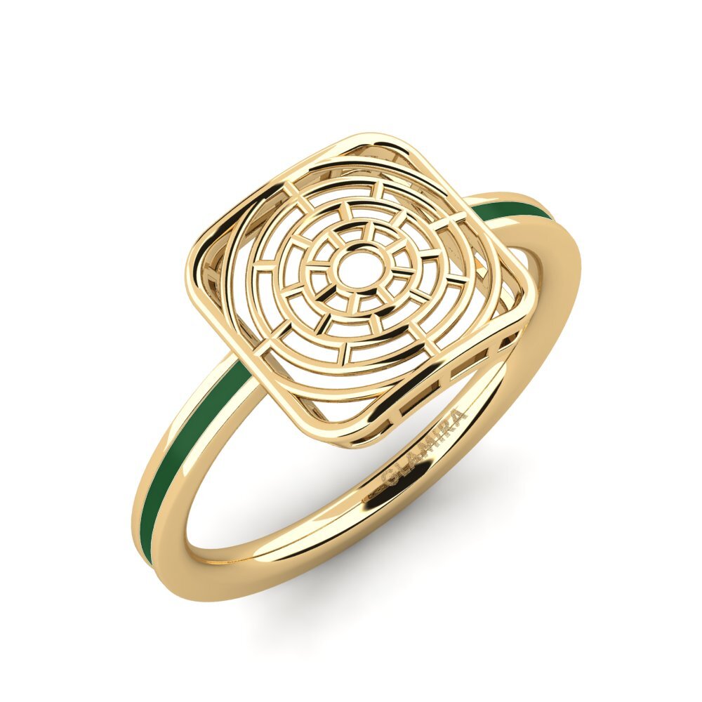 Gelbgold 375 Ring Ecmelim