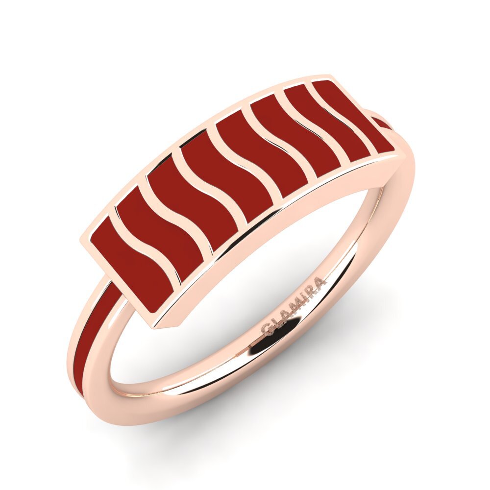 9k Oro Rosa Anillo Fexivo