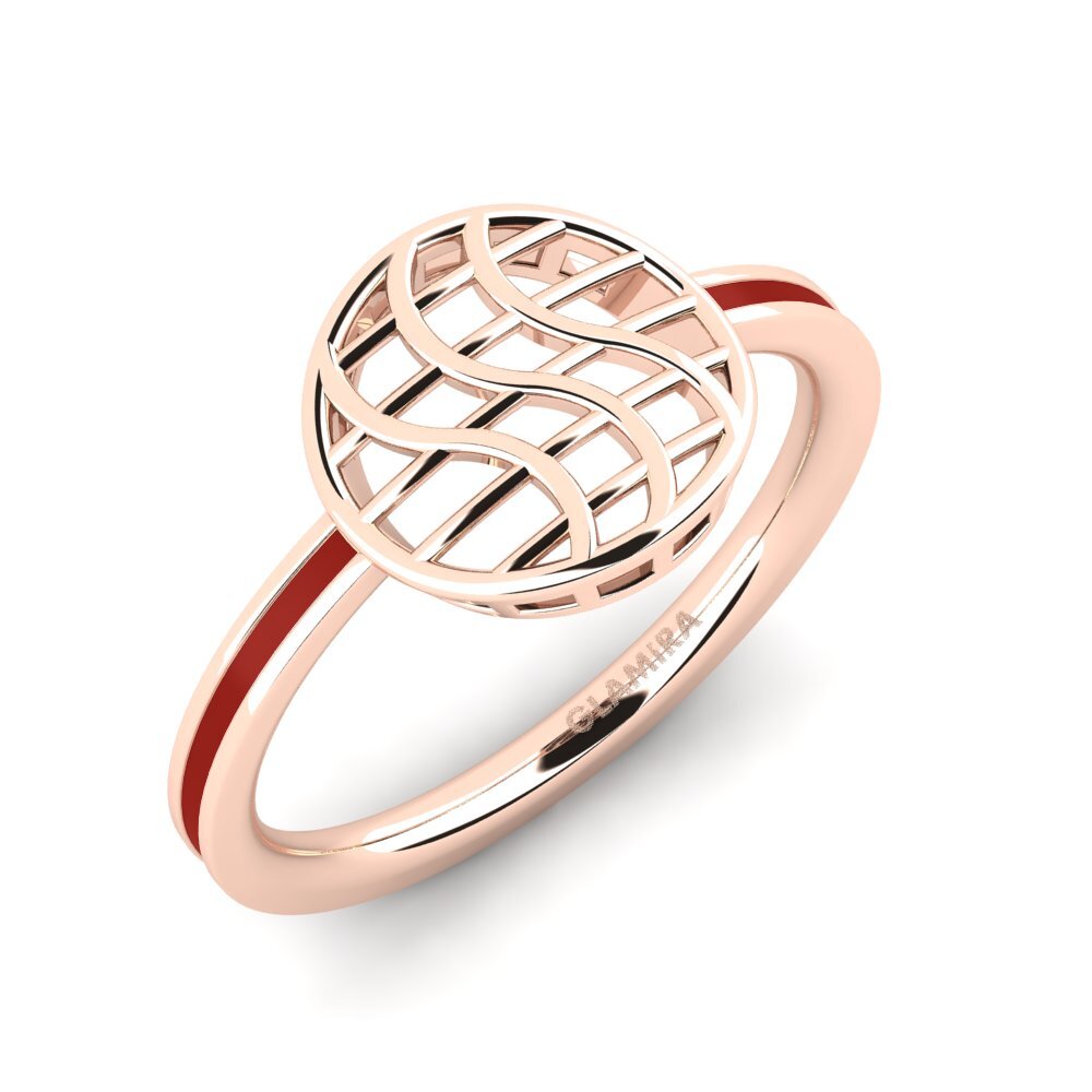 9k Oro Rosa Anillo Nantol