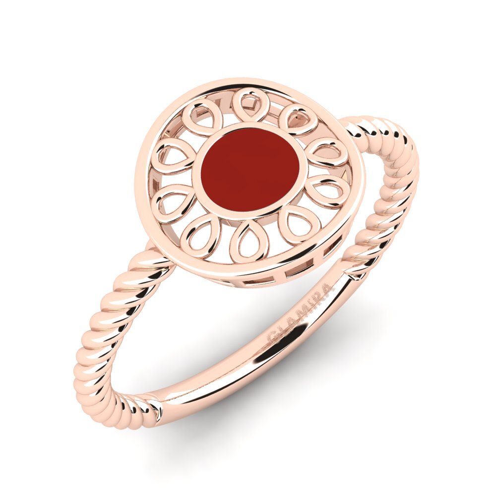 9k Oro Rosa Anillo Nantoril