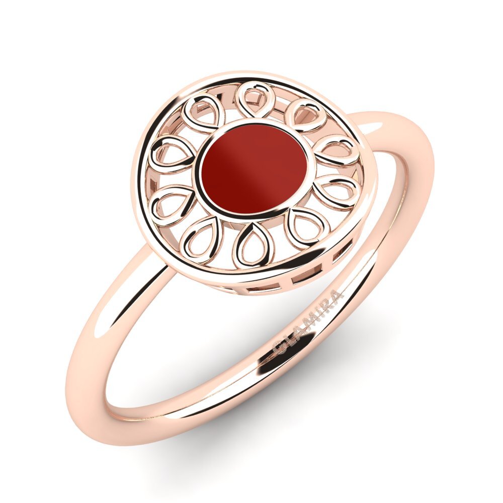 9k Oro Rosa Anillo Nantorit