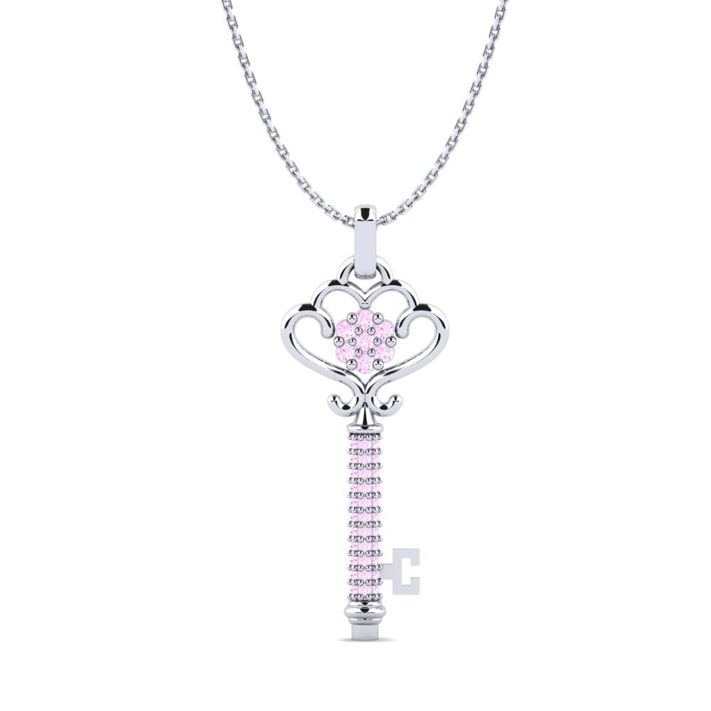 Pink Sapphire Women's Pendant Gina