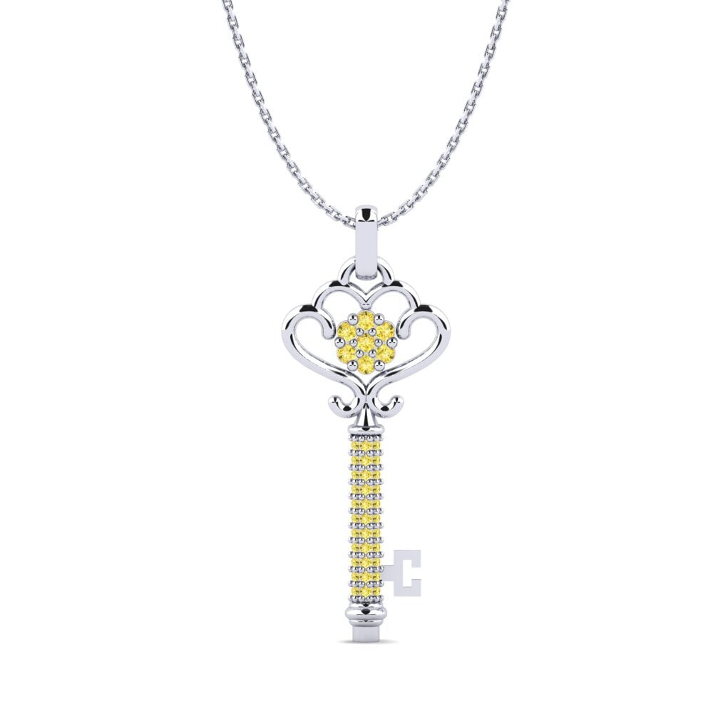 Yellow Sapphire Women's Pendant Gina