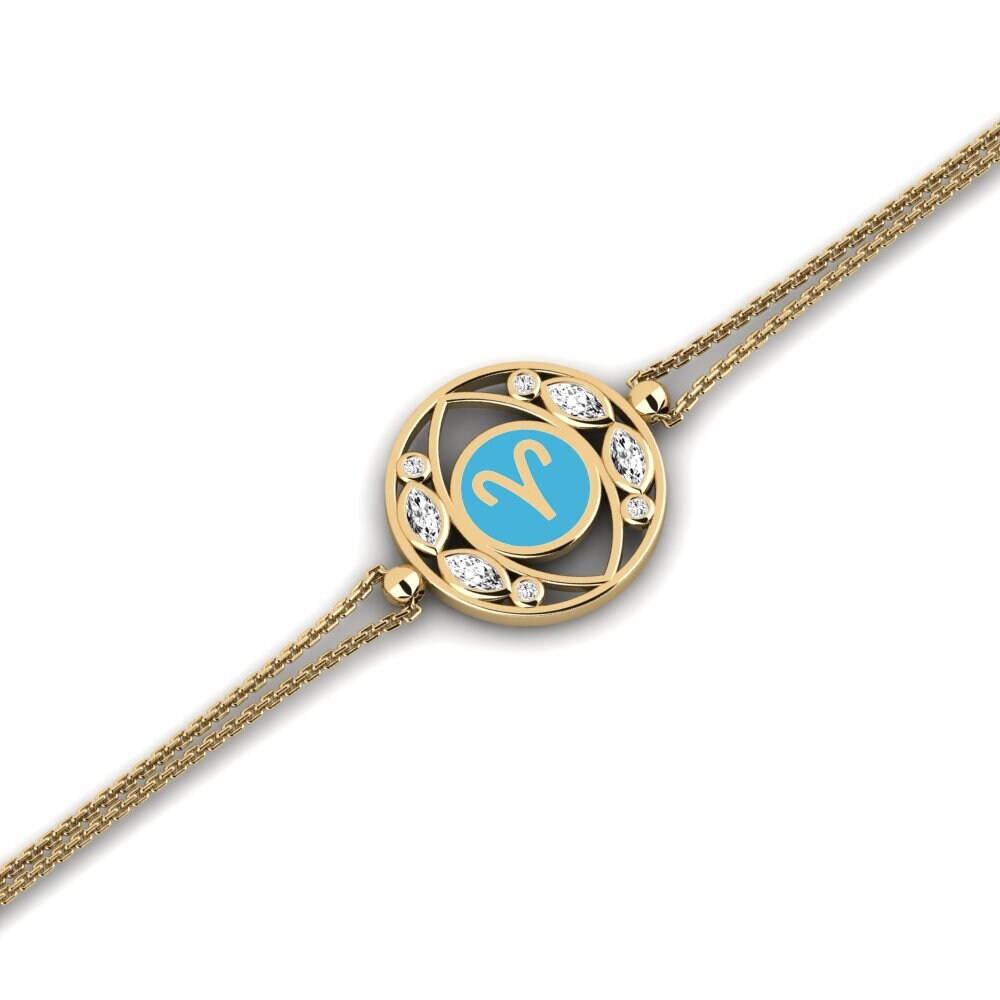 Moissanit Damen armband Fumpen - Aries