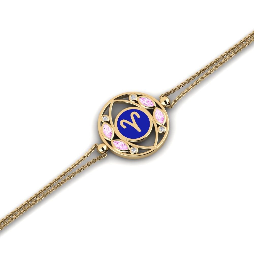 Pink Sapphire Women's Bracelet Fumpen - Aries