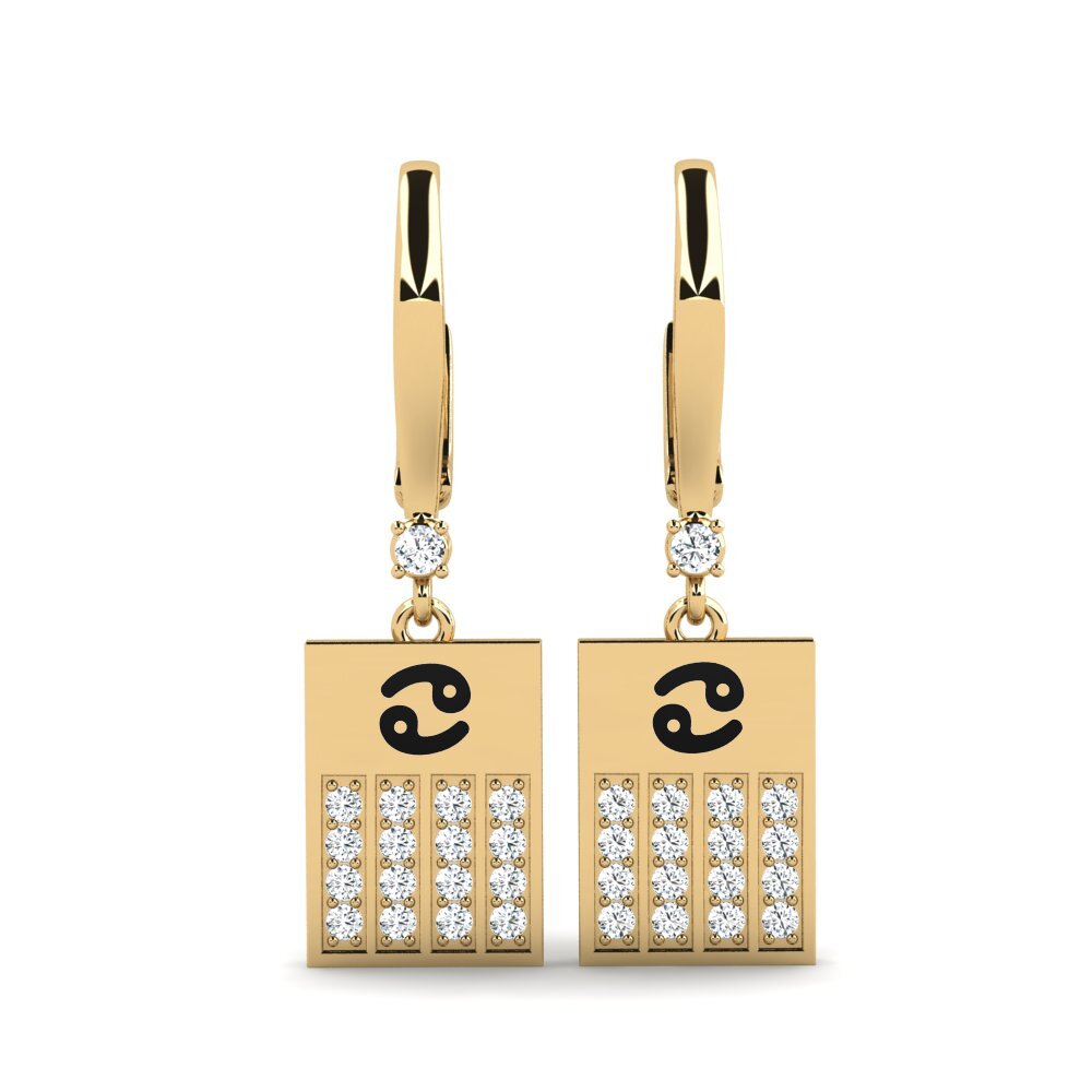 Women's Earring Twear - Cancer