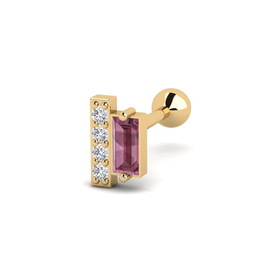 Rhodolite Garnet Ear Piercing Ikusasa