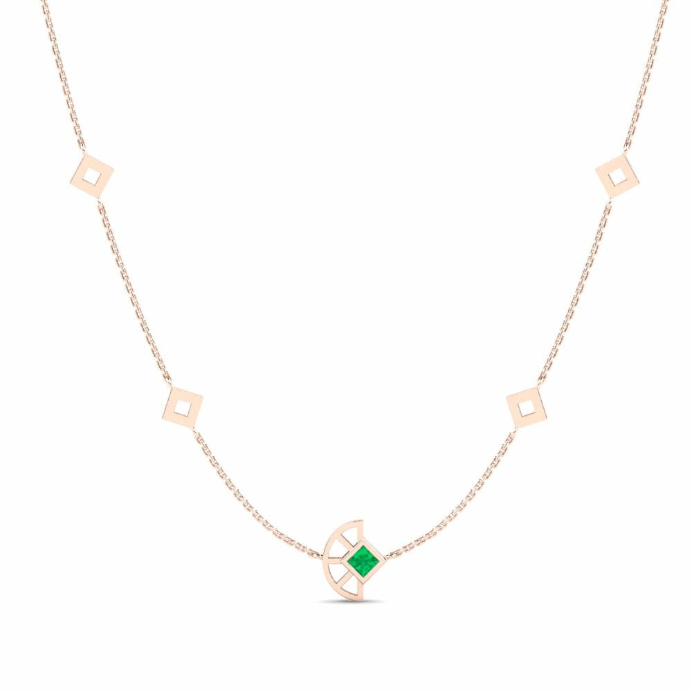 18K Rood Goud Ketting Lxchel