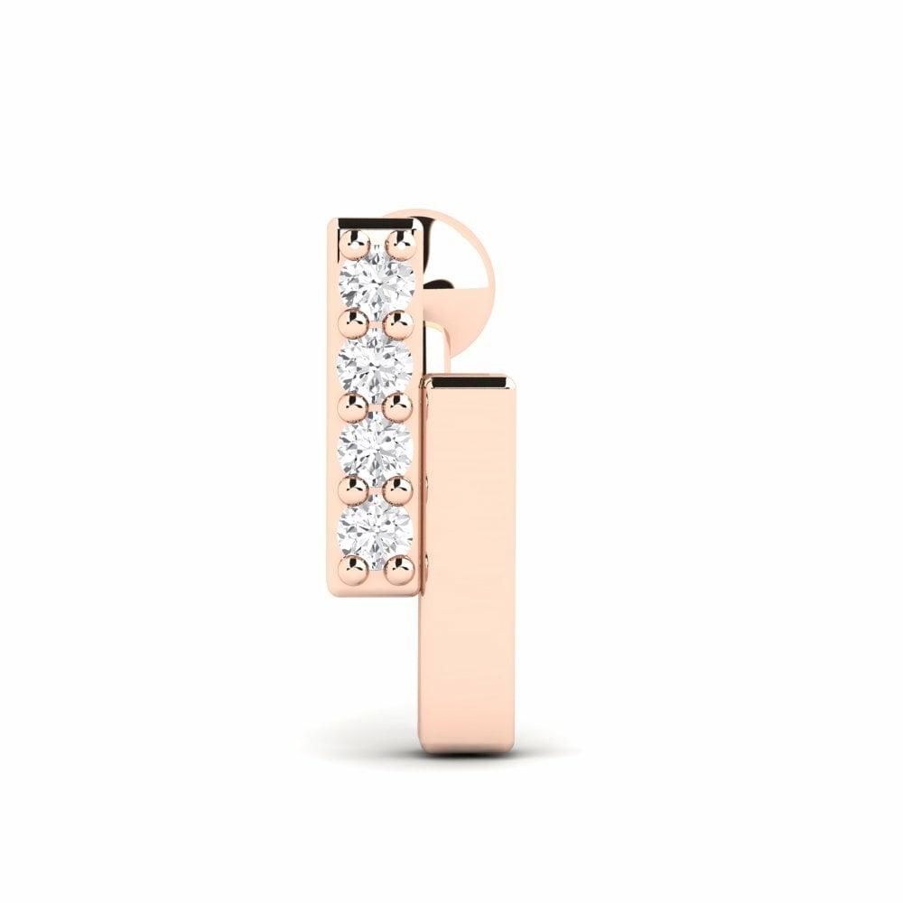 9ct Rose Gold Ear Piercing Armos