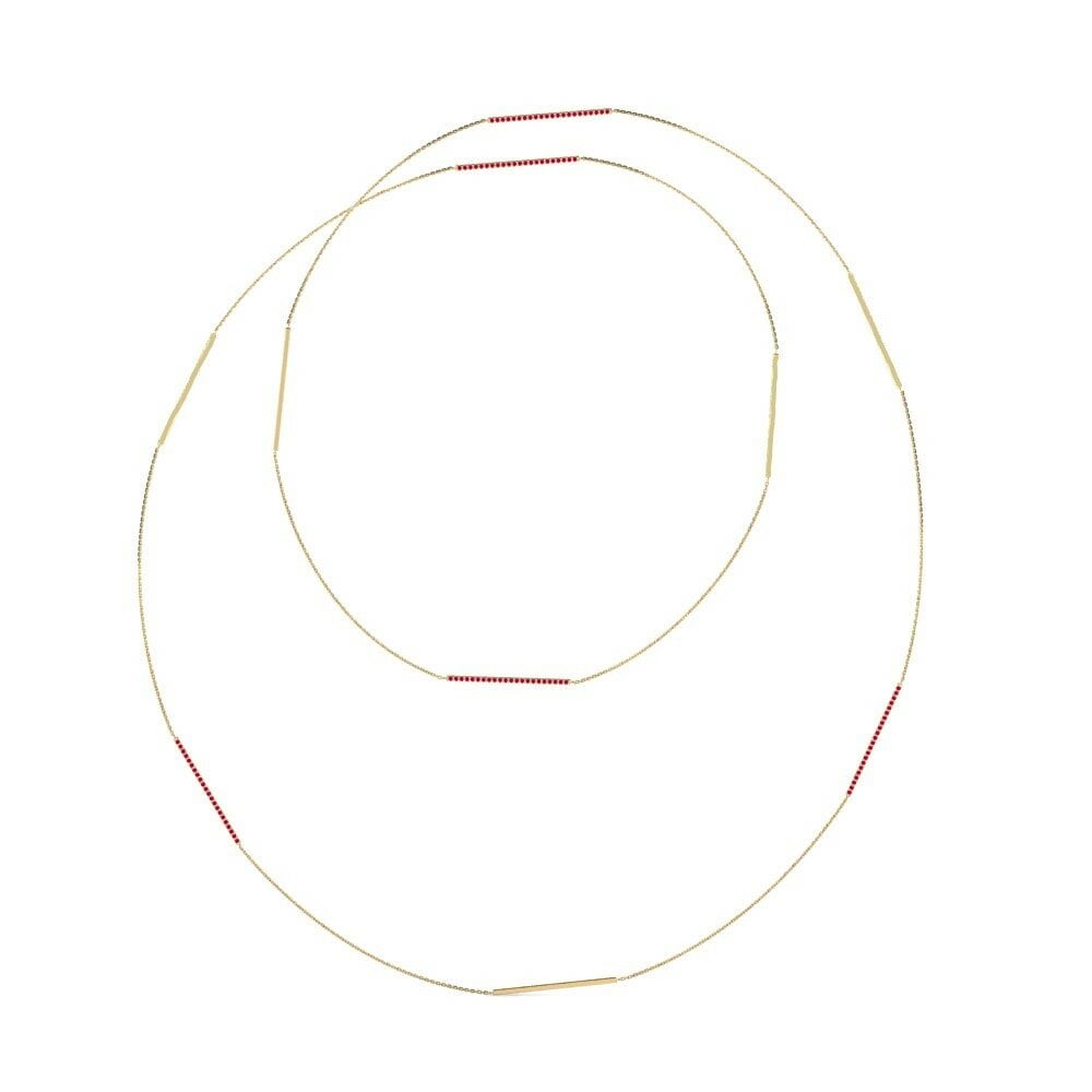 Rubis Collier pour femme Asem