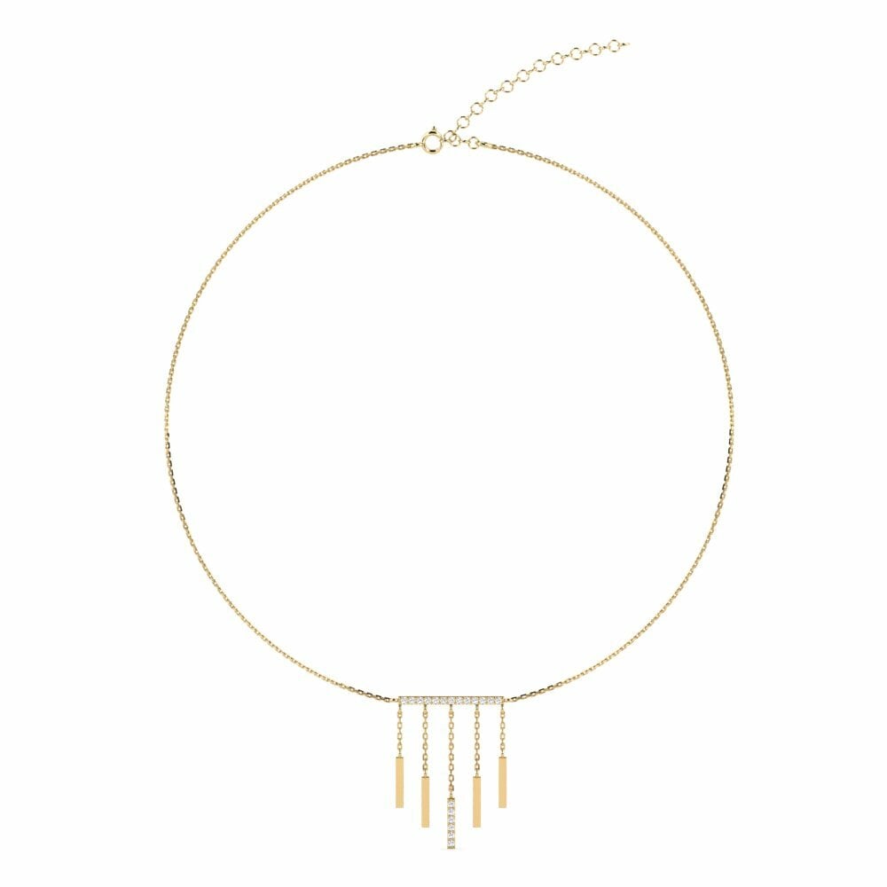 Moissanite Collier Collier tour de cou pour femme Azukrea