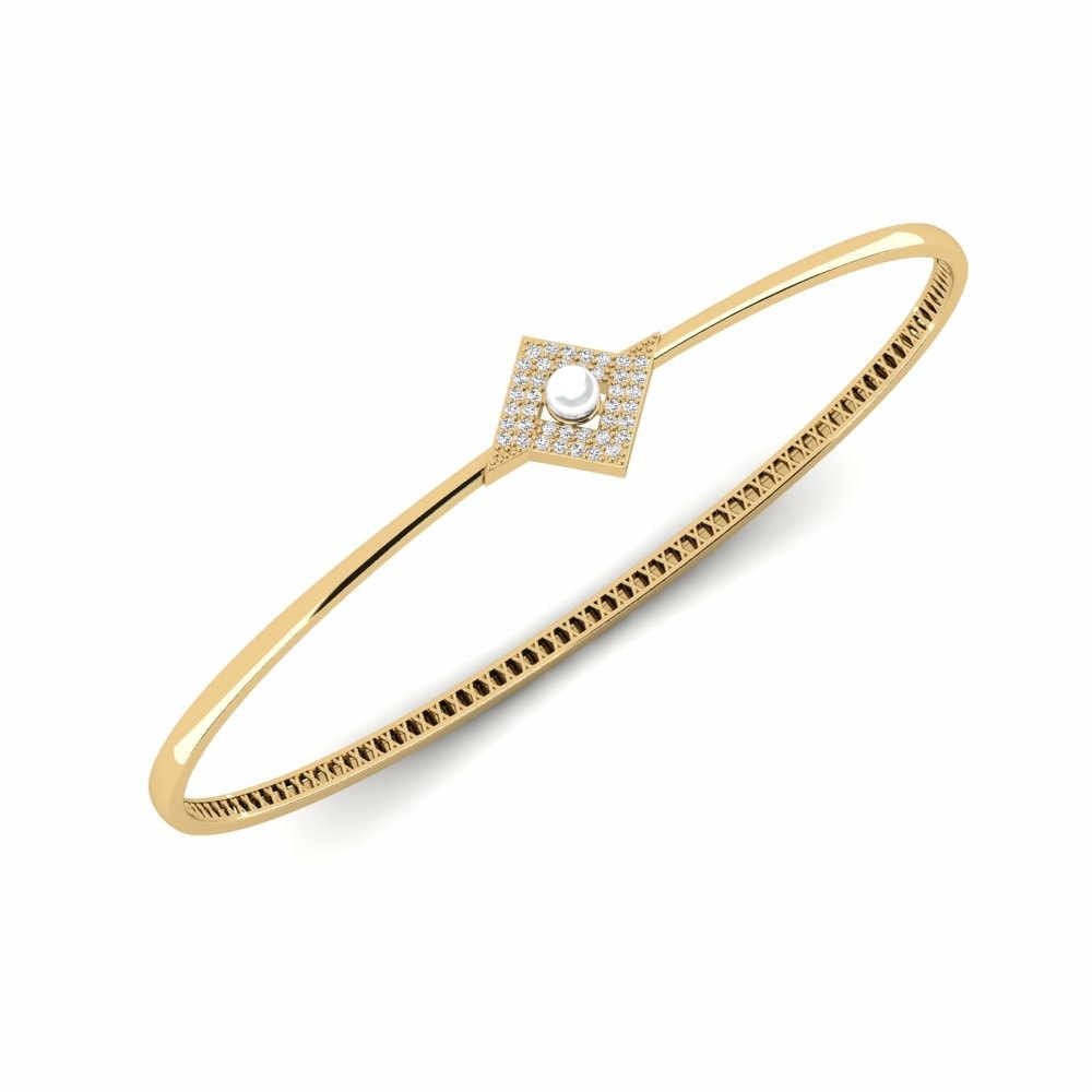 Moissanite Bracelet de paume Bivalves