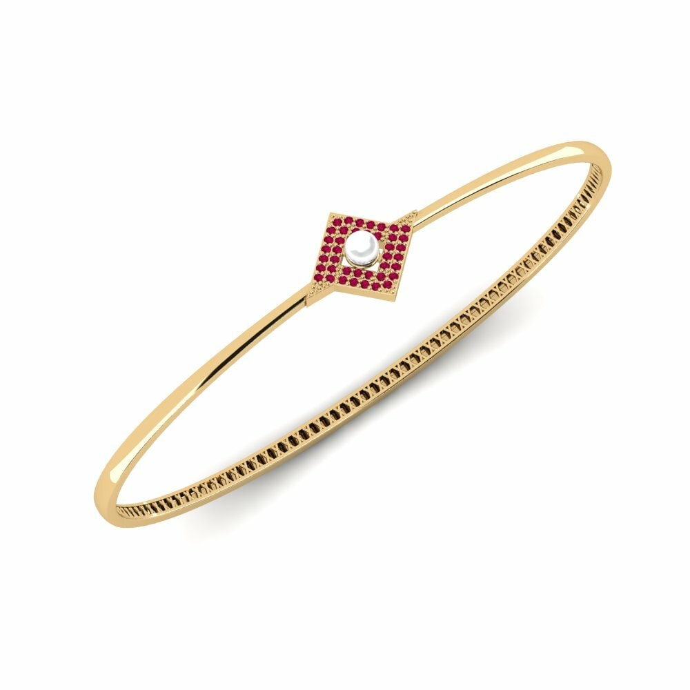 Rubis Bracelet de paume Bivalves