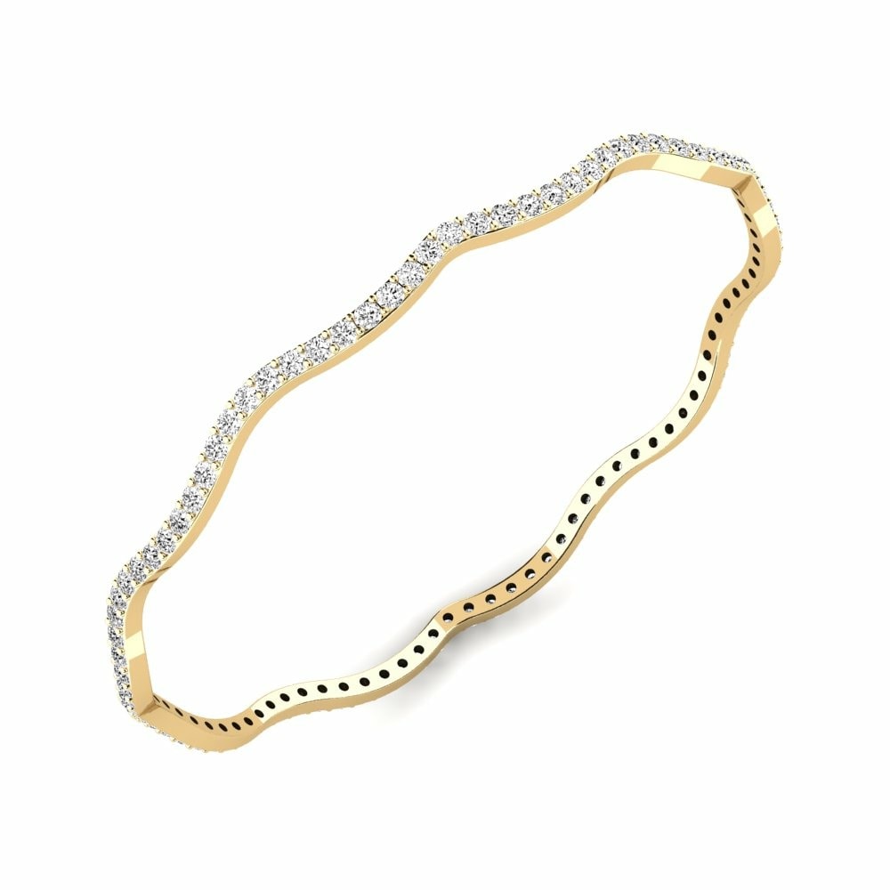 Moissanite Bracelet jonc femme Carkkarai