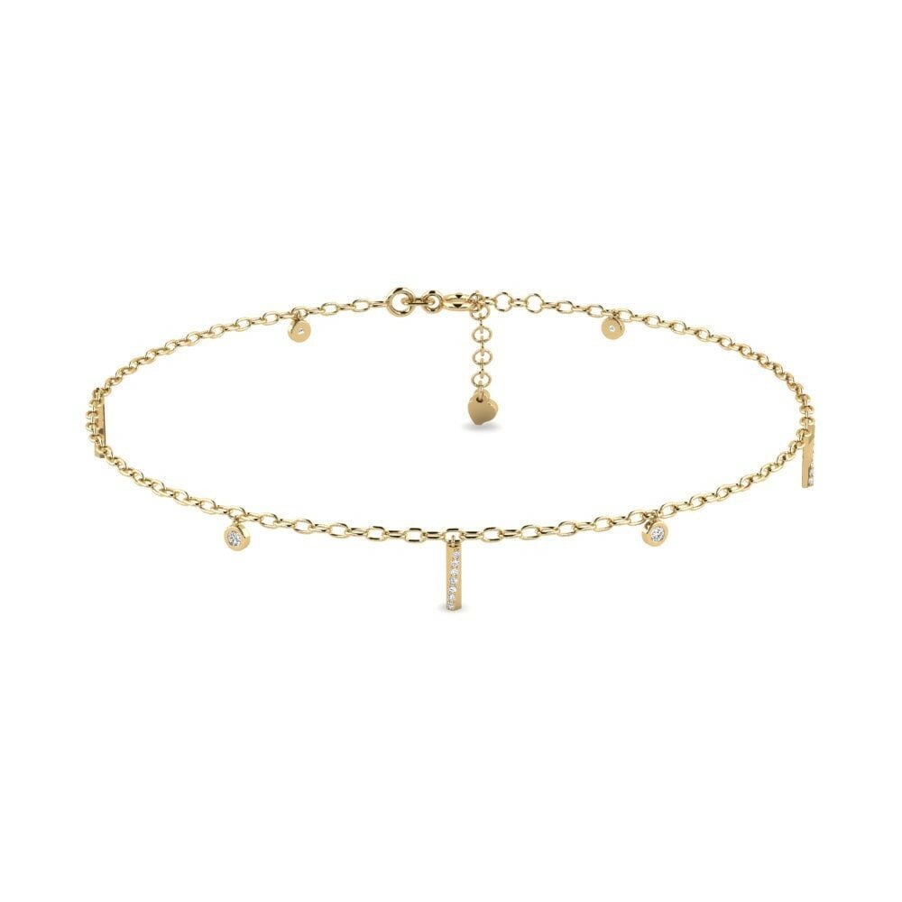 Moissanite Anklet Groente