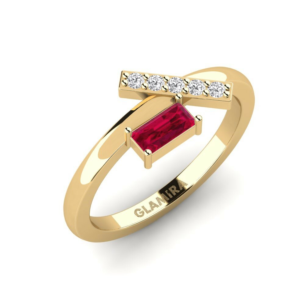 Rubis Anneau rose Mitsanya