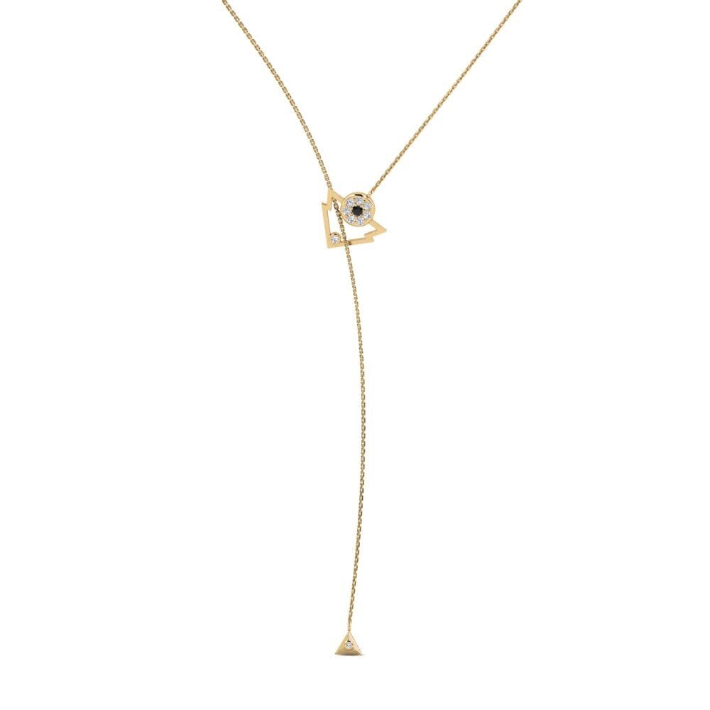 Black Sapphire Women's Necklace Linuan