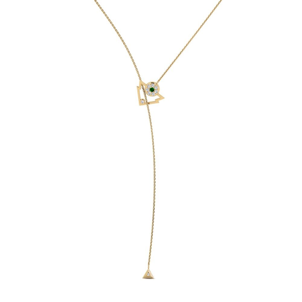 Green Zirconia Women's Necklace Linuan