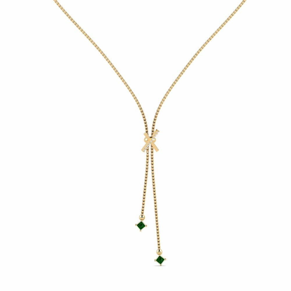 Groene Zirkoon Ketting Intersez