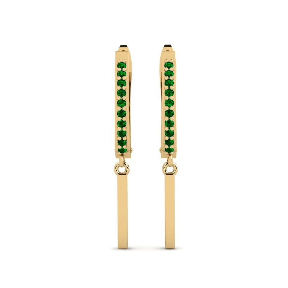 Groene Zirkoon Dames Oorbellen Keriuhanna