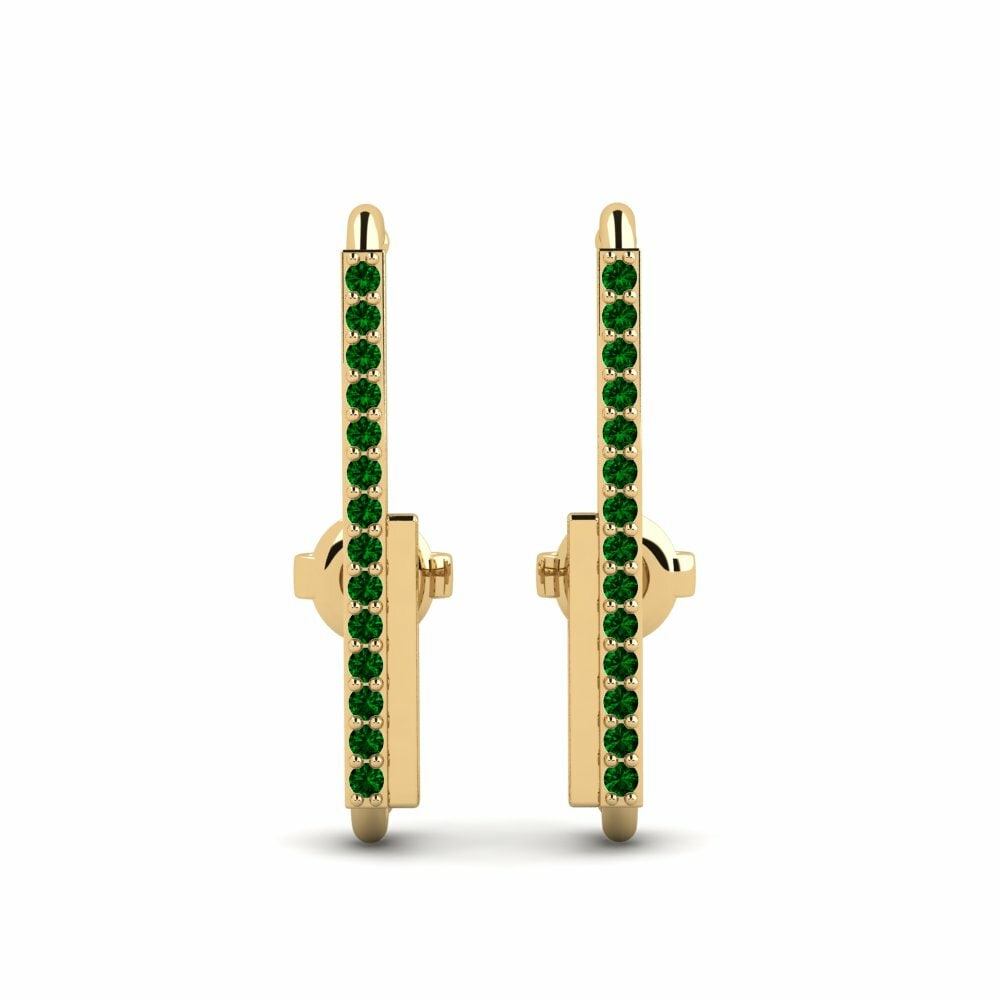 Groene Zirkoon Dames Oorbellen Khanya