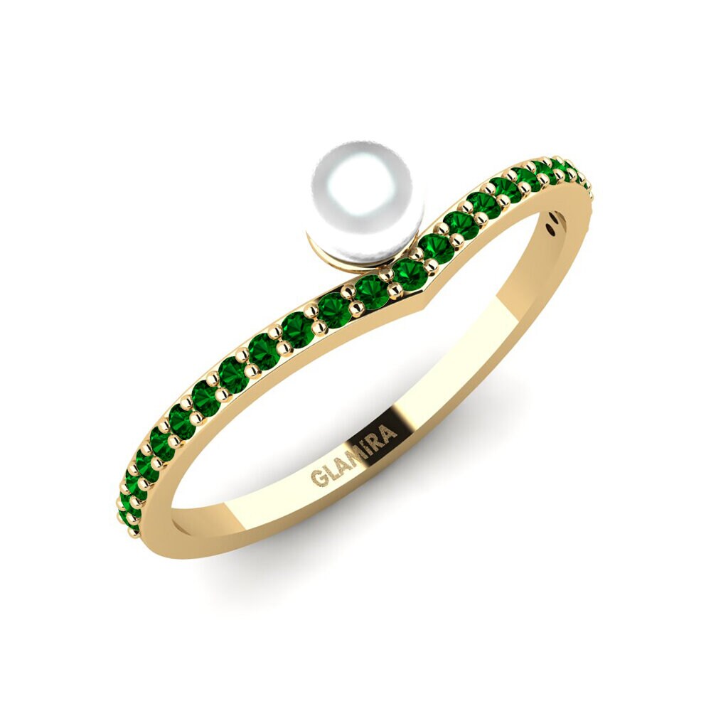 Groene Zirkoon Ringen Kiseki