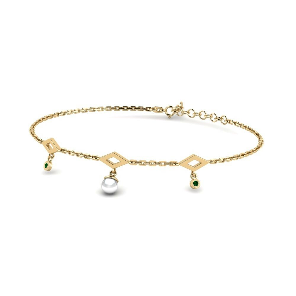 Groene Zirkoon Dames Armband Lewatle