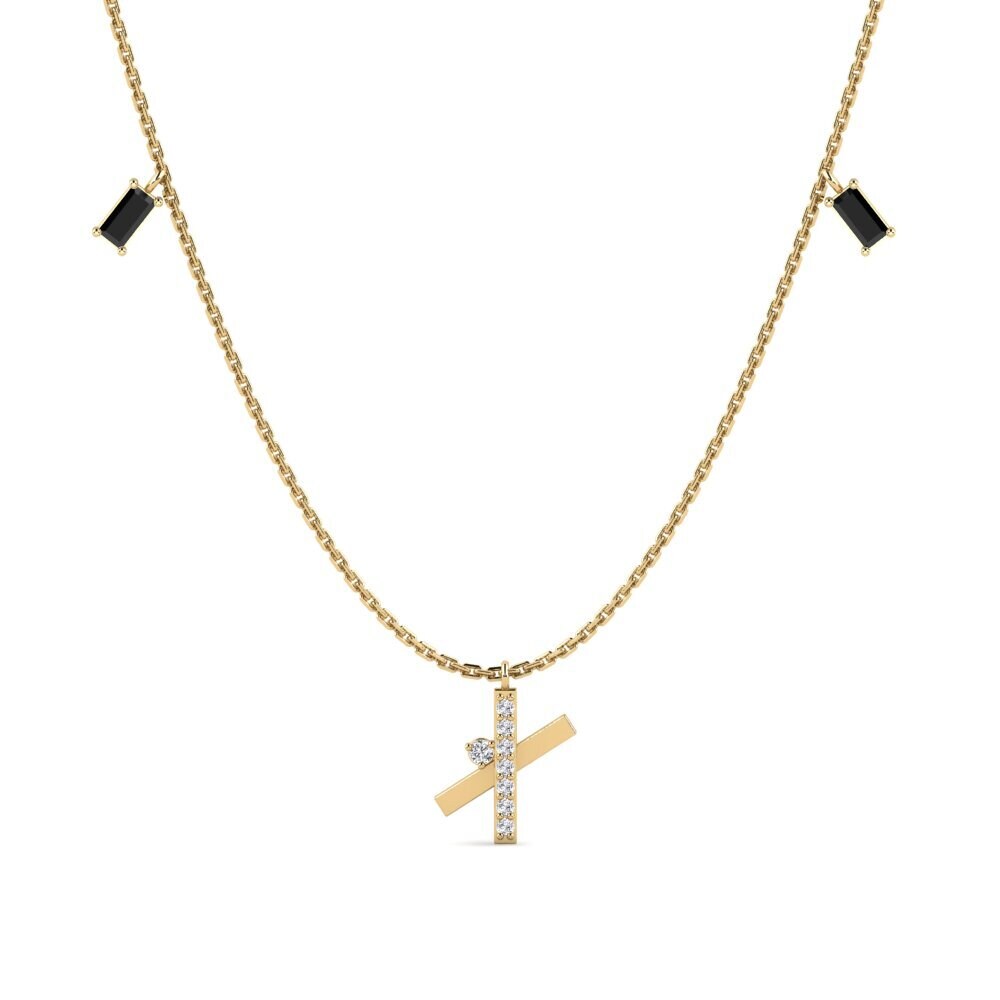 Black Onyx Women's Necklace Linjar