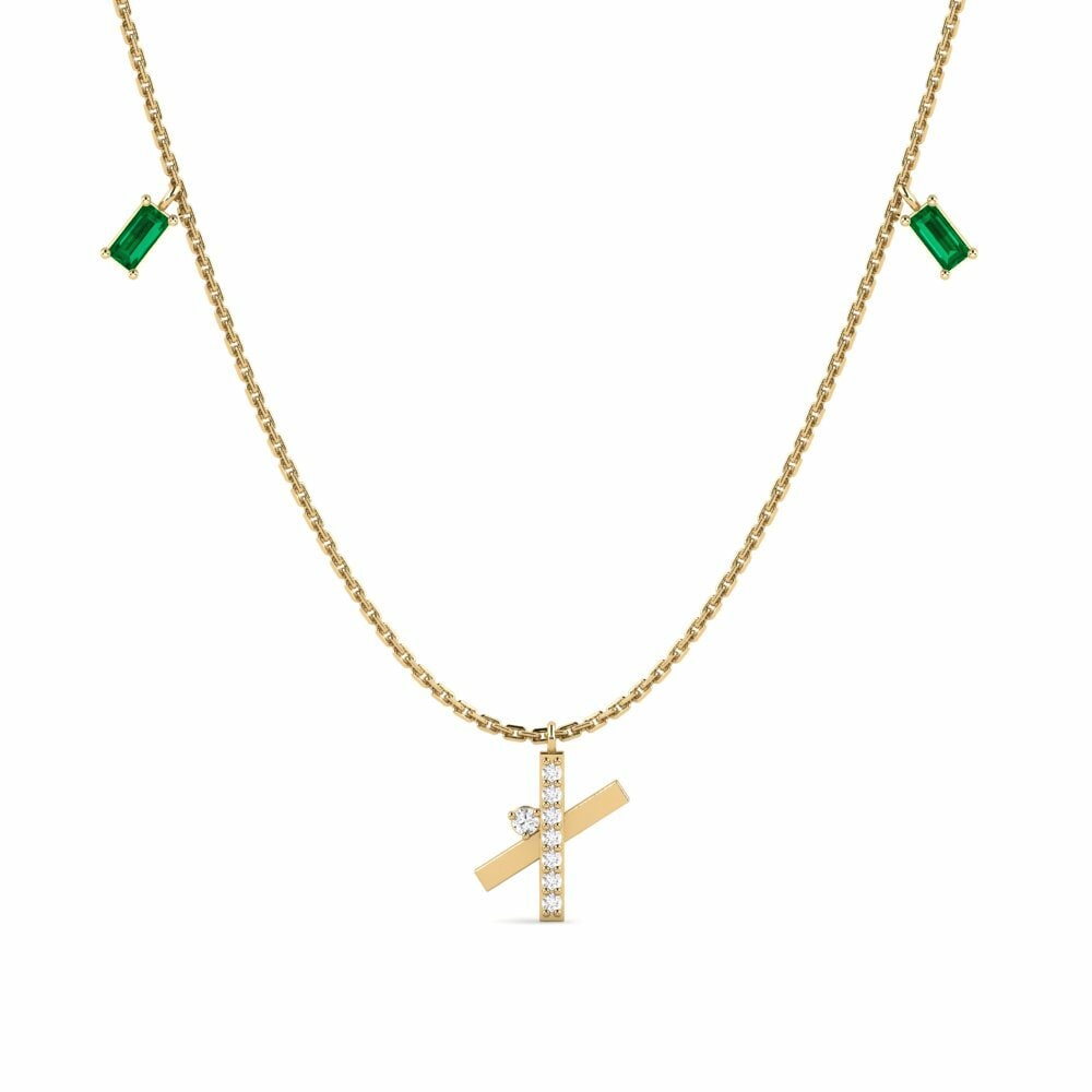 Groene Zirkoon Ketting Linjar
