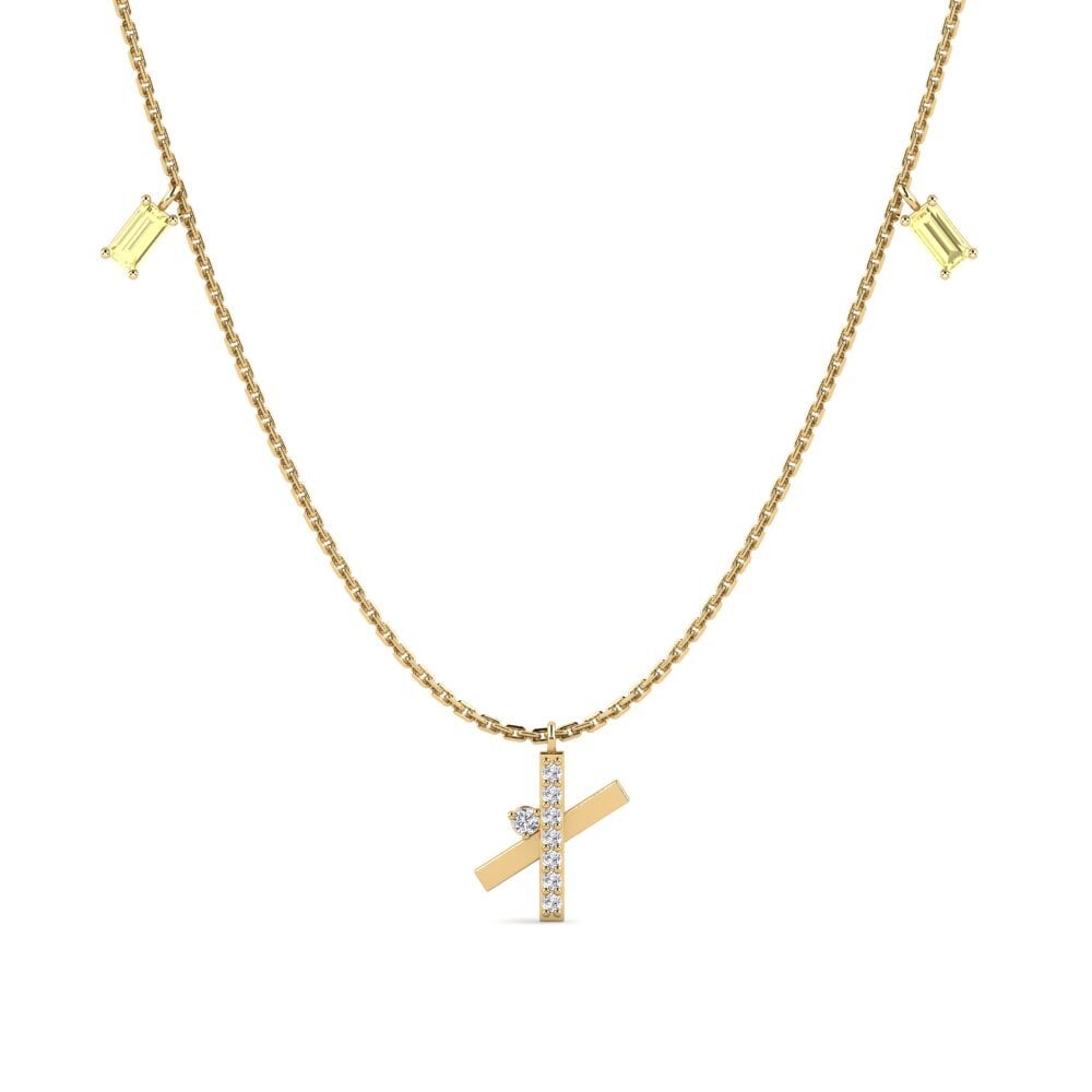 Yellow Sapphire Women's Necklace Linjar