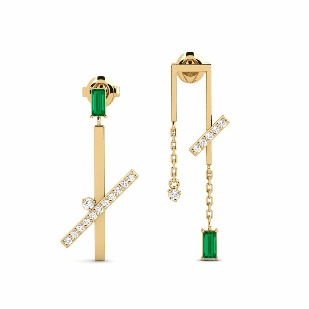 Groene Zirkoon Dames Oorbellen Luas - SET