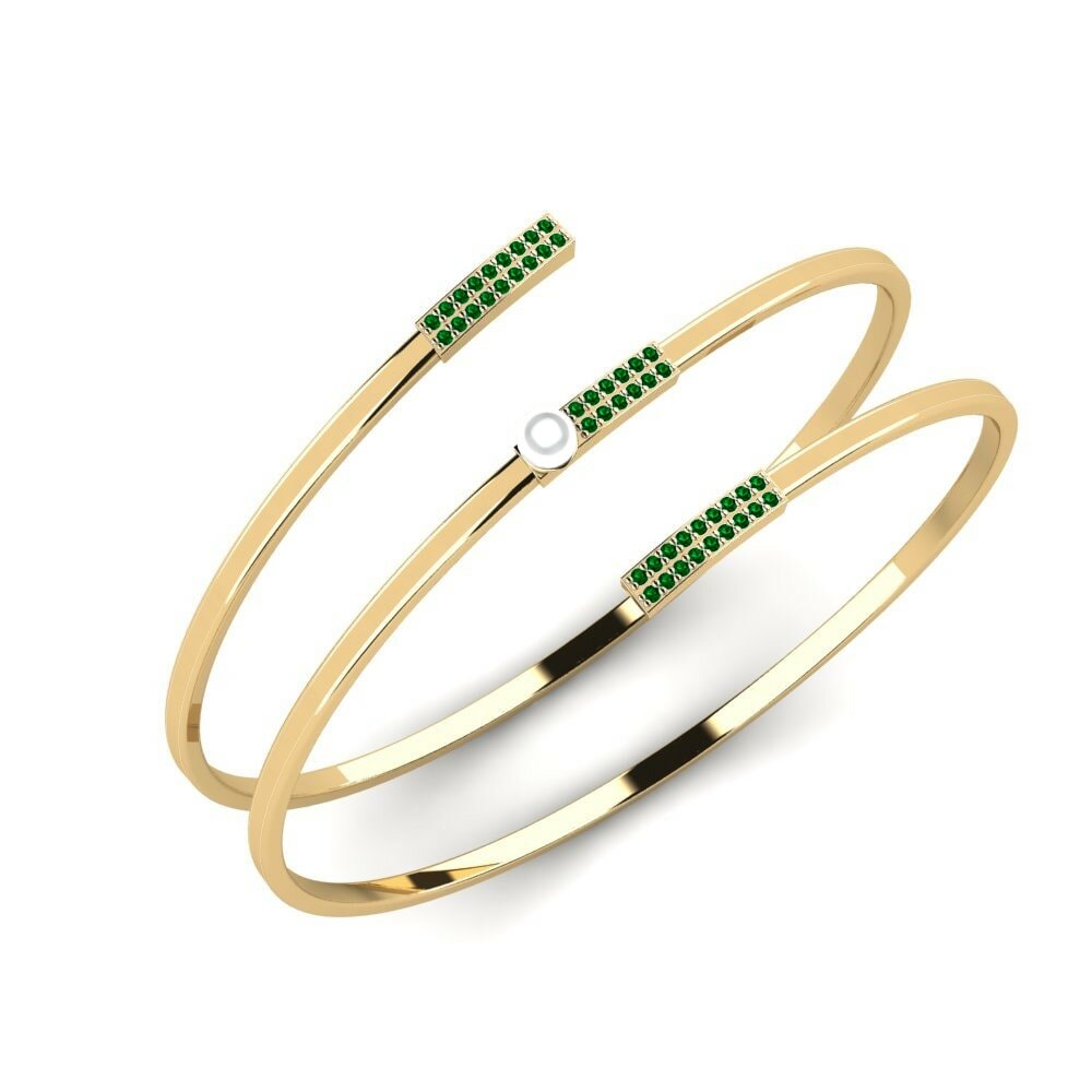 Groene Zirkoon Dames Armband Motsoako