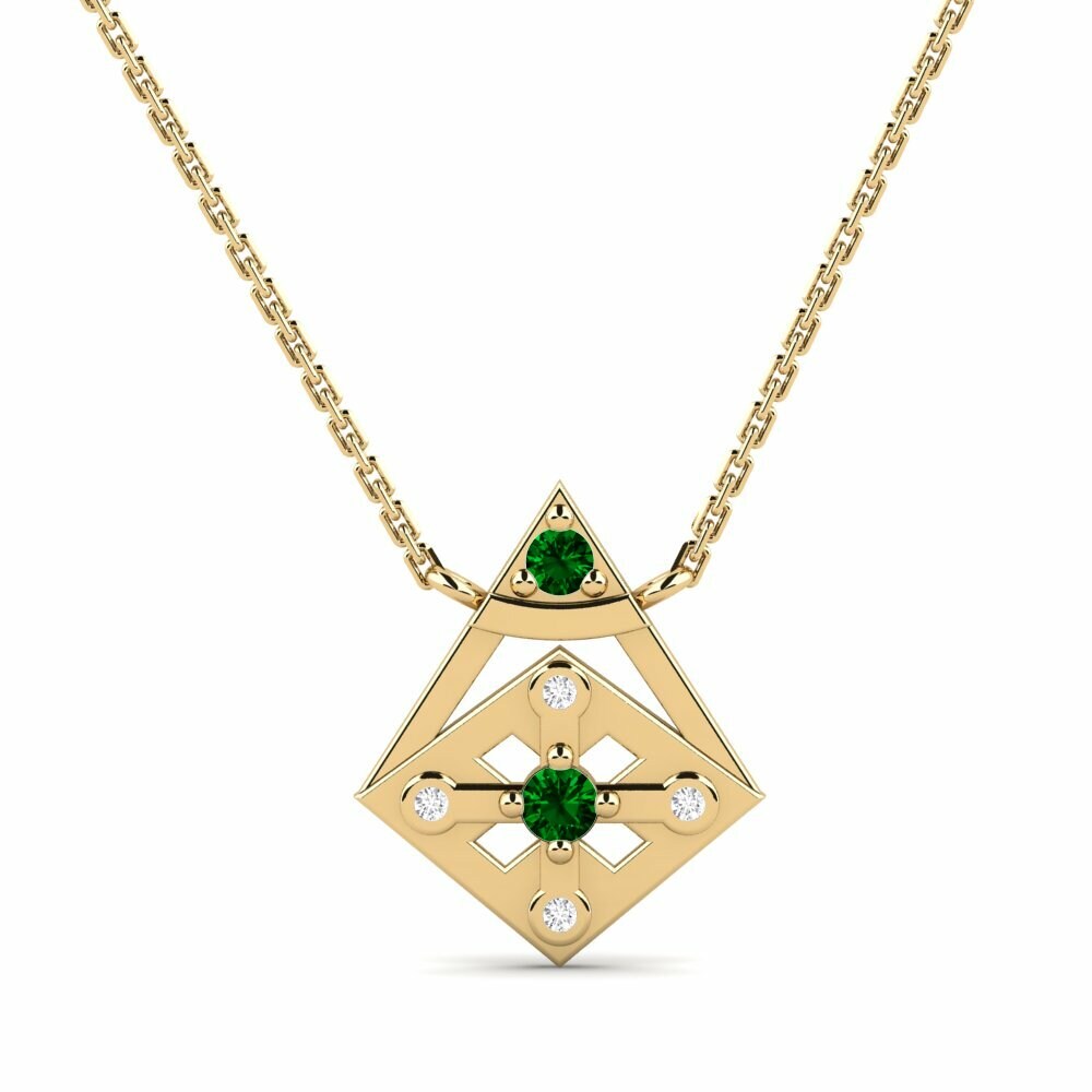 Groene Zirkoon Ketting Odiane