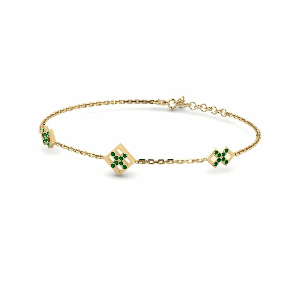 Groene Zirkoon Dames Armband Paranoia