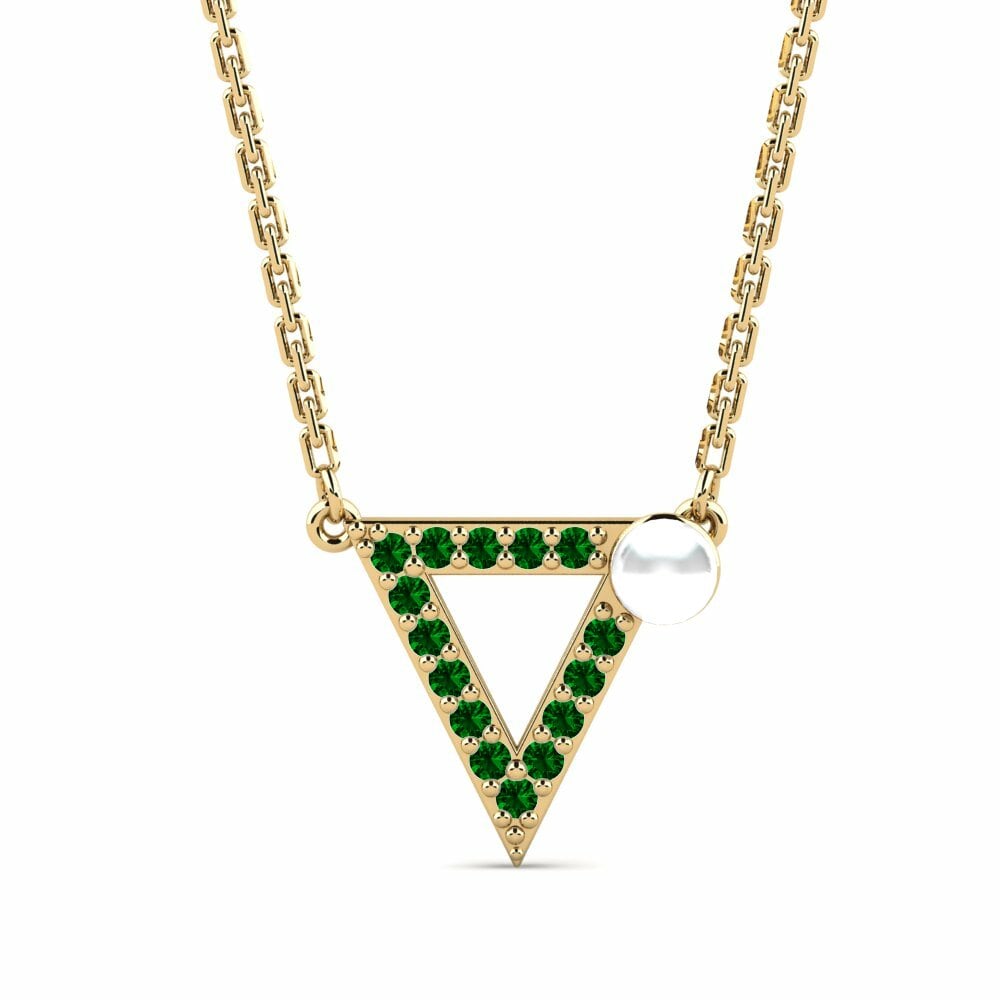 Groene Zirkoon Ketting Perly