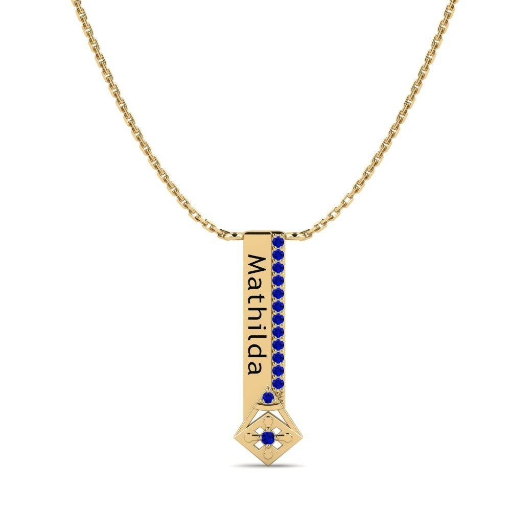 Sapphire Women's Necklace Salverto