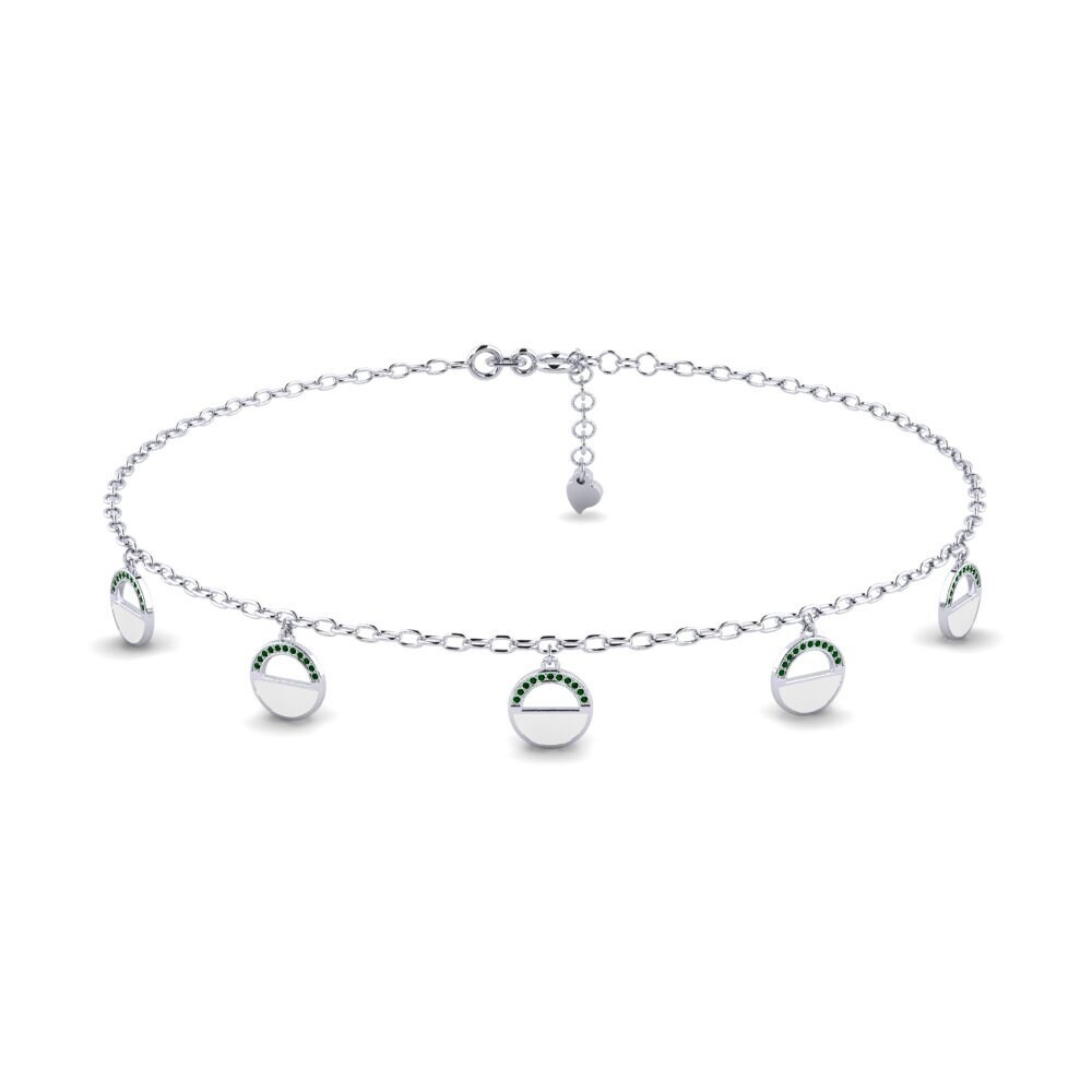 Circonita Verde Tobillera de mujer Amoldo